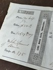 1857 Stock Certificate Lime Rock Bank - Hiram Gregory Berry  Kia Union General
