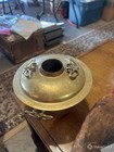 Brass Chafing Hot Pot With Dome Cover And Ornamental Handles