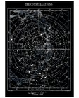 Vintage 1900 Constellation Star Chart Map Galaxy Art Print Poster