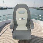 Marine Steering Station Seat Padded Driver Seat With Armrests Universal Fit
