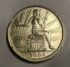 2008-d 1 Oz Silver 100 Ameros Concept Dollar Daniel Carr