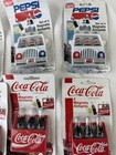 Lot Vintage 1995 Coca-cola Coke   Pepsi Bottles Magnet   Thermometer Nos  51445