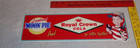 Vintage Royal Crown Cola  moon Pie 15  Die-cut Metal Coca Soda Gasoline Oil Sign