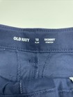 Old Navy Girls Size 12 Slim Navy Blue Stretch Skinny School Uniform Pants Nwt