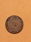 1912          Belgium One 1 Centime World Coin Km77 Vfine-xf Detail Free Shipping 