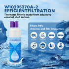 10295370a Refrigerator Water Filter Replace Of Whr1rxd1 p8wb2l kad1rxd1m  2 Pack