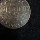 1926 Canada 5 Cent Near 6