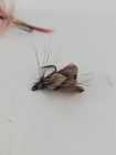 Vintage Fly Fishing Lot X4 Flies Hand Tied   Plastic Ant Estate Cleanout