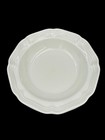 Mikasa French Countryside Rim Soup Bowl 8 1 2  White Scalloped Edges Set Of 6