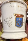 Masonic Ceramic Mug With Gold Trim  Square   Compasses  Mw A Insignia