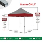 Eurmax Usa Standard 10x10 Canopy Frame With Weight Bag frame Only