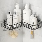 Shower Caddy Shelf Bathroom Corner Bath Storage Holder Organizer Triangular Rack