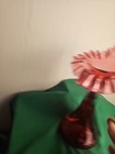 Fenton Country Cranberry Jack In The Pulpit Vase 11  Tall
