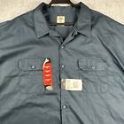 Dickies Men s 1574 Short Sleeve Casual Original Fit Button Up Work Shirt Blue