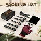 5 In 1 Curling Wand Set  Curling Iron Interchangeable Ceramic Barrels