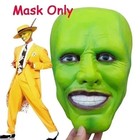 The Mask Green Face Mask Cosplay Halloween Party Costume Carnival Prop Us
