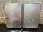 2 Vintage Unbranded Aluminum Baking Cake Pans Rectangle  11  X 7  X 1-1 2 