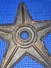 Vintage Cast Iron Architectural Support Star  7 
