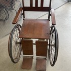 Antique Wooden Wheelchair 1900  