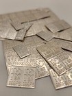 100 Silver Bars 1 Grain Each  999 Silver Bars Mixed Sizes Preppers Money Bullion