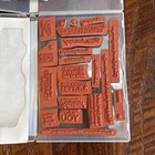Stampin  Up  Many Messages 154510   Happiest Of Birthdays 154510 Stamp Set Lot