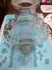 Vtg 1900 s Frances Harriet Bubble Bath Scalloped Bottle heavy Glass france 9  