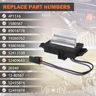 Blower Motor Fan Resistor Heater Control Module 4p1516 For Chevrolet Gmc Yukon