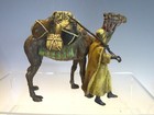 Impressive Fine Cold Painted Bronze Arab With Camel