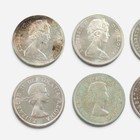 Canadian Silver Dollar Coin Lot 8 Coins Mixed Years 80  Silver  60 Troy