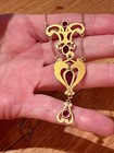 Jugendstil Nouveau Gf Amethyst Paste Necklace