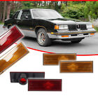 4x Amber Front   Red Rear Side Marker Light For 1981-1988 Oldsmobile Cutlass 442