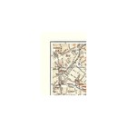 Historic Map - Brussels Belgium - Baedeker 1910 - Vintage Wall Art