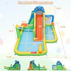 Inflatable Water Slide Giant Water Park For Kids Backyard Fun Without Blower