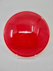 Kopp Glass 8 3 8  Red Traffic Lens Tl-4777 With Removable Gasket Made In  Usa