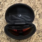 Adidas Shield Cycling Sunglasses Black Frame Red Mirrored Lens Uv400 W  Case