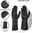 Men s Long Leather Gloves Medieval Renaissance Cosplay Swordsman Steampunk Unlin