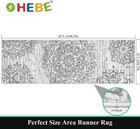 Non Slip Vintage Runner Rug Washable Hallway Carpet Distressed Laundry