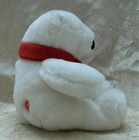 Coca-cola 6  Plush Polar Bear Toy With Scarf
