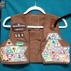 Three Girl Scouts Brownies Patches   Pins On Vests Sash Vintage Limberlost