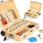 Montessori Screwdriver Board Set  Wooden Tool Set For 3 4 5   Lock And Key