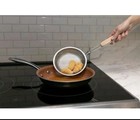      Viovia Wok Skimmers 3-pack Stainless Steel   Bamboo Handle 6 In Diameter