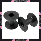 Xhziy Empty Plastic Spools 71mm 2 8in Black Wire Thread Reel 8pcs Set