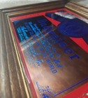 1980 s Budweiser Beer Anheuser Busch Mirror Sign For Mancave Very Good Condition