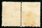 Canada 1860 Nova Scotia 10   Vermillion Pair Scott  12 White Paper  Mint Z102