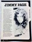 Led Zeppelin jimmy Page Live 1979 Poster double-sided Magazine Pinup Clipping