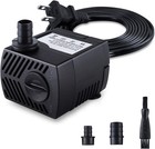 Fountain Pump  80gph Submersible Water Pump  Durable Outdoor Fountain