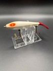 Vintage Gentleman Jim Fishing Lure White Red Tail Model 501   502 With Box Rare