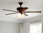 Hampton Bay Campbell 52 In  Indoor Led Mediterranean Bronze Ceiling Fan