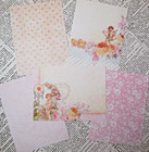 Card Making Kit  my Shabby Valentine  Paper Embellishments Makes 5 Cards