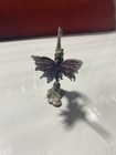 Vintage Pewter Fairy Figurine With Moon